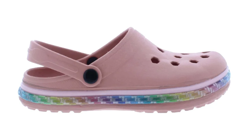 Women Clog with Multicolor Band