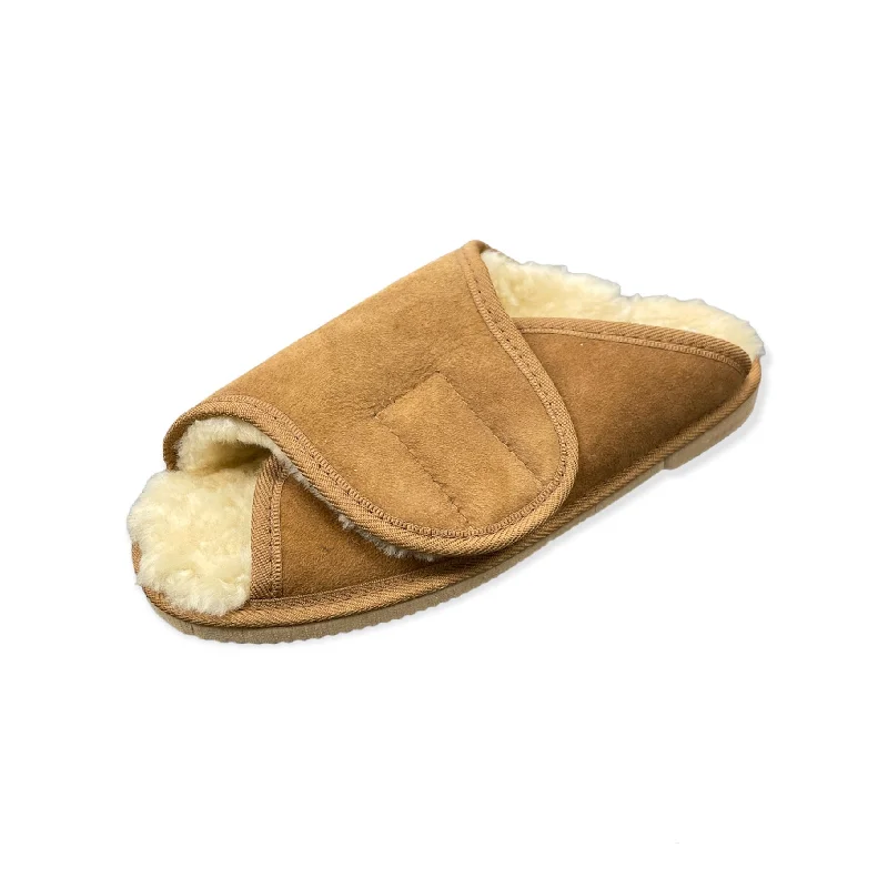 Medical Scuff Slipper - Chestnut