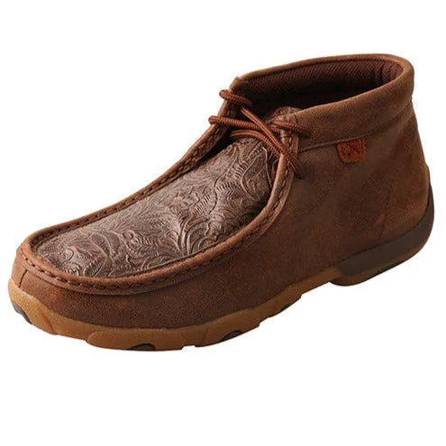 Twisted X Women’s Driving Moc – Brown / Brown Print