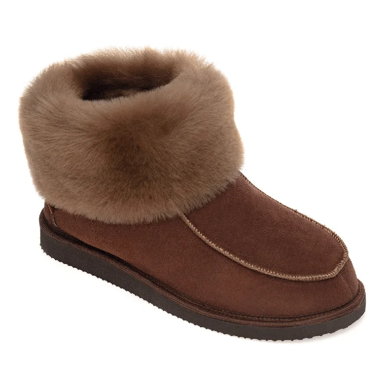 Aesop Sheepskin Slippers - Espresso