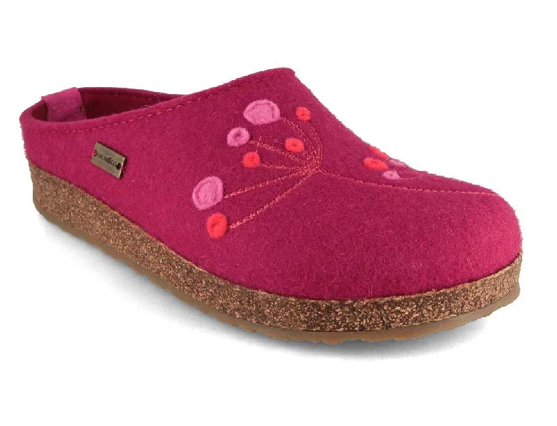 HAFLINGER Women Felt Clogs 'Grizzly Amaya', port