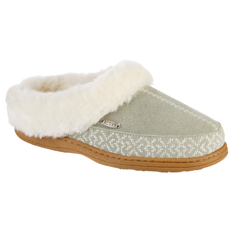 Women's Greta Embroidered Clog Slipper with Cloud Contour® Comfort