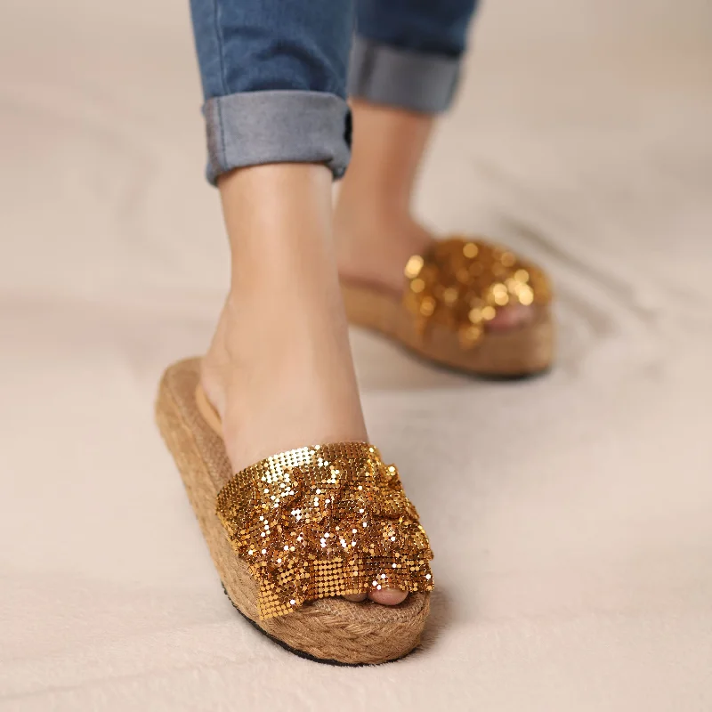 Soleado Slipper - Gold