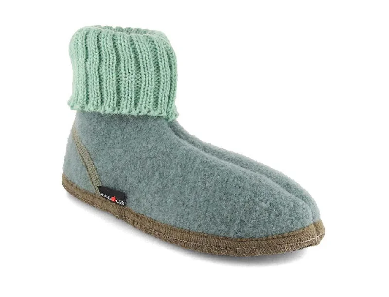 HAFLINGER Women Slipper Boots 'Karl', kiwi