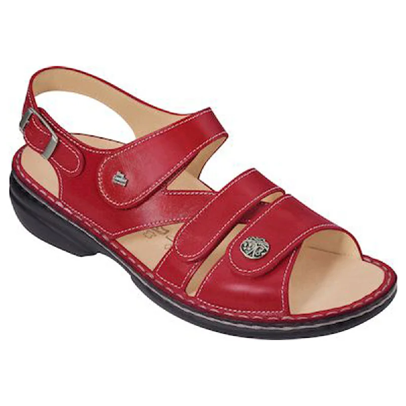 Finn Comfort Gomera Sandal Red Nappa (Women's)