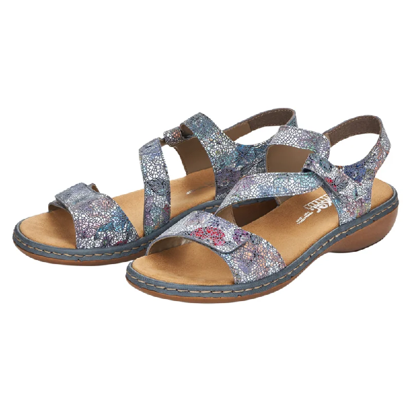 Rieker Regina C7 Adria Multi Leather Sandal (Women's)