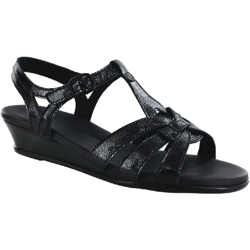 SAS Aurora Sandal Carbon Black Leather (Women's)