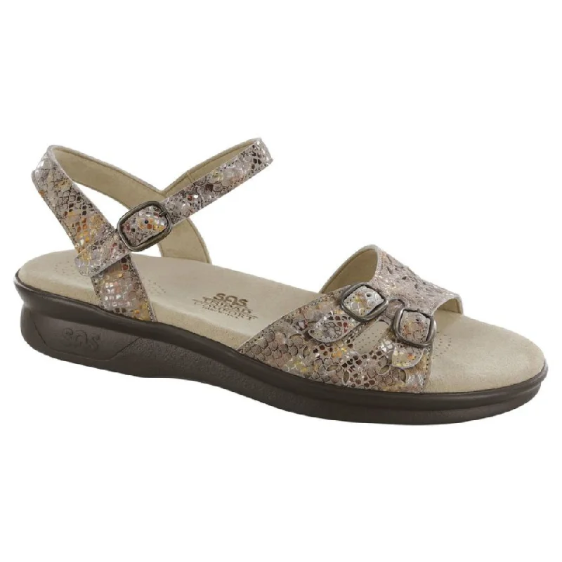 SAS Duo Multi Snake Taupe Sandal (Women's)