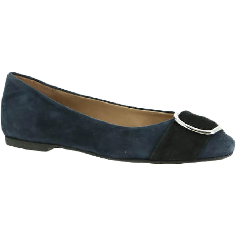 Array Womens Avery Suede Slip On Ballet Flats