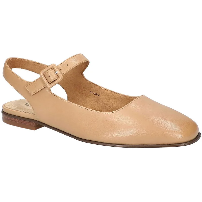 Bella Vita Womens Andie Leather Square Toe Mary Janes