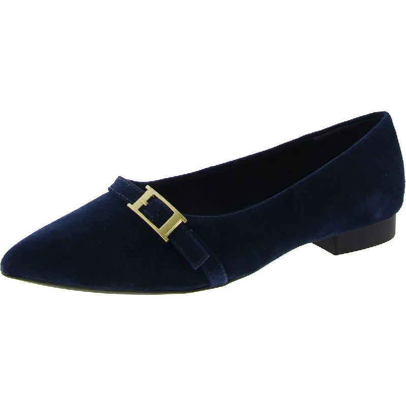 Bella Vita Womens Evanna Suede Slip On Loafers