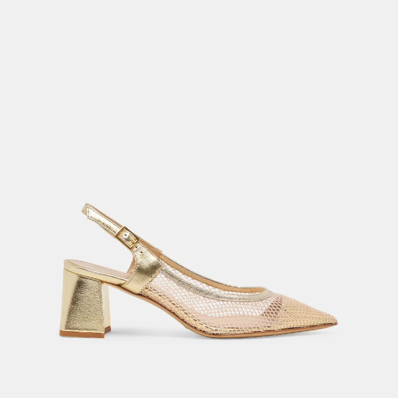 BLONDI HEELS BLUSH MULTI MESH