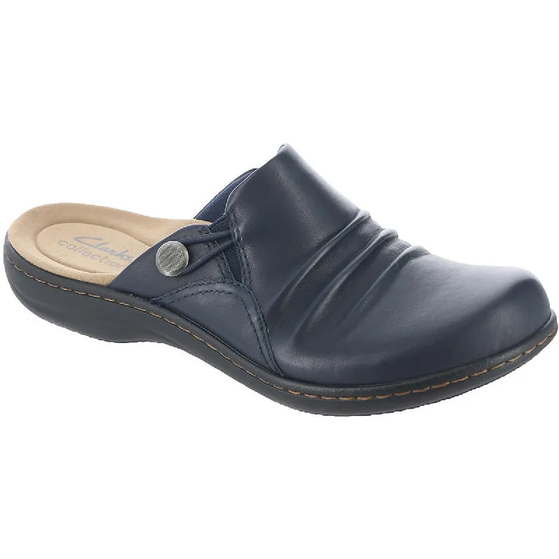 Clarks Womens Laurieann Bay Leather Slip-On Loafers