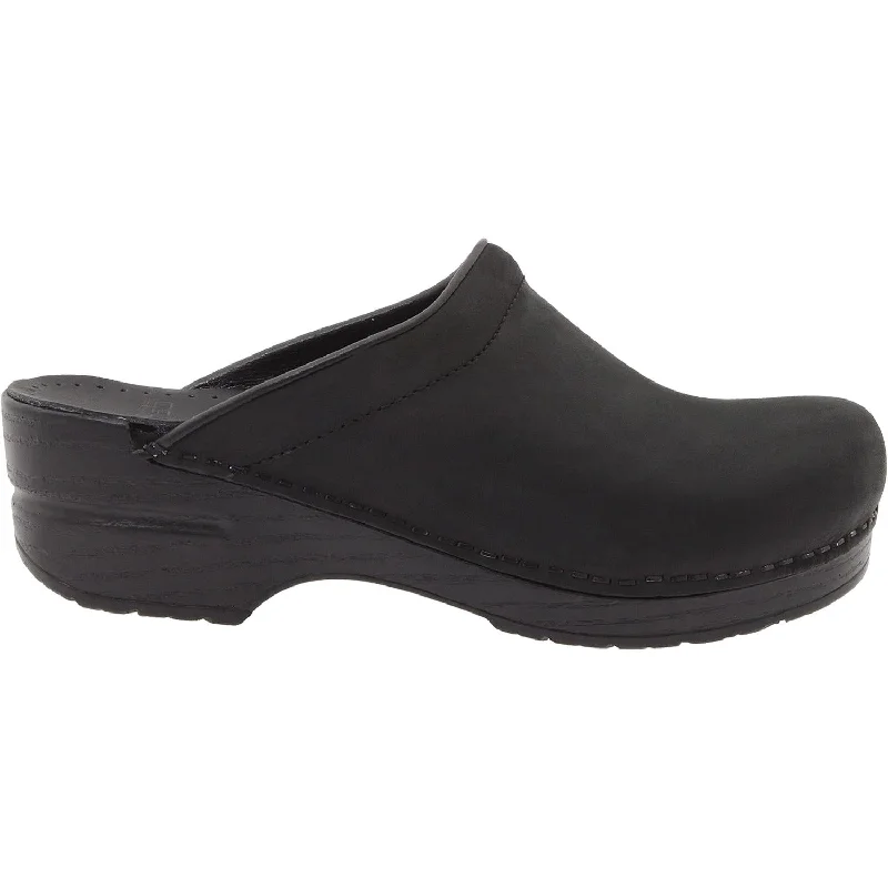 Women's Dansko Sonja Black Oiled Nubuck