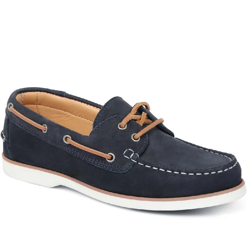 Patrizia Leather Boat Shoes - PATRIZIA / 322 369