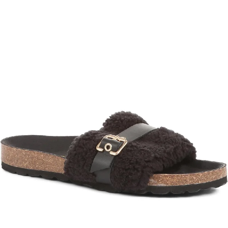 Tawny Mule Slippers - TAWNY / 322 811