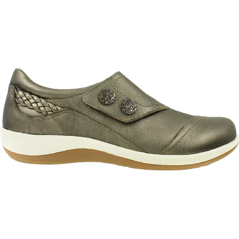 Women's Aetrex Karina Platinum Leather