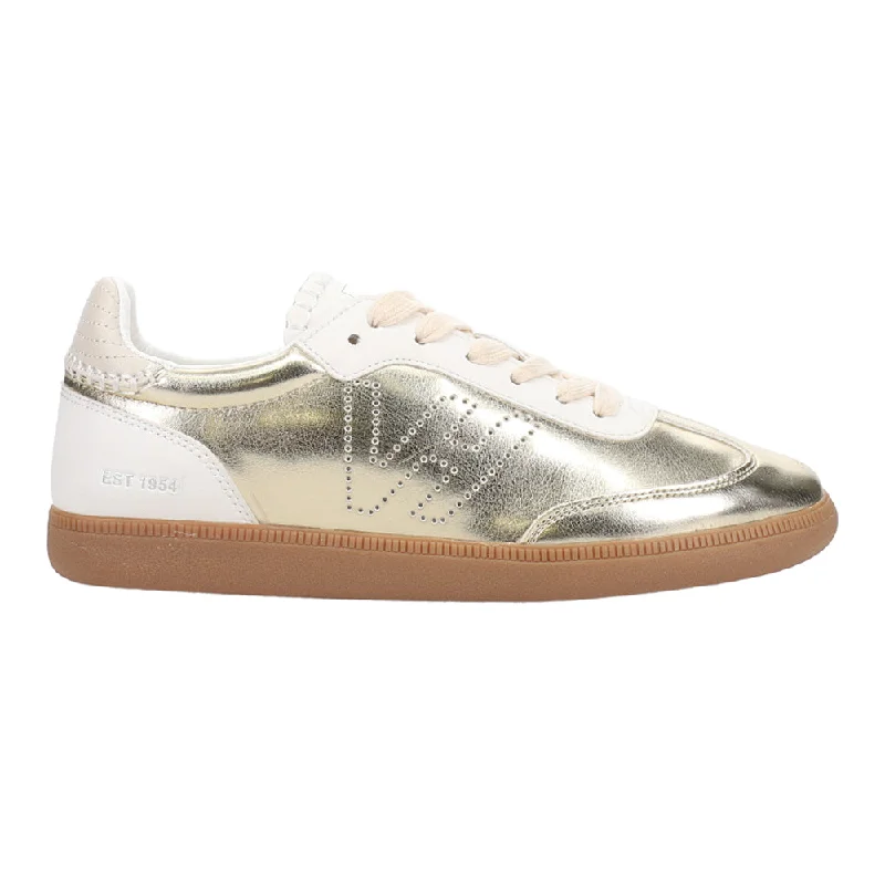 Crisp Metallic Lace Up Sneakers