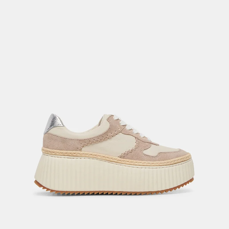 DANDI SNEAKERS TAUPE MULTI LEATHER