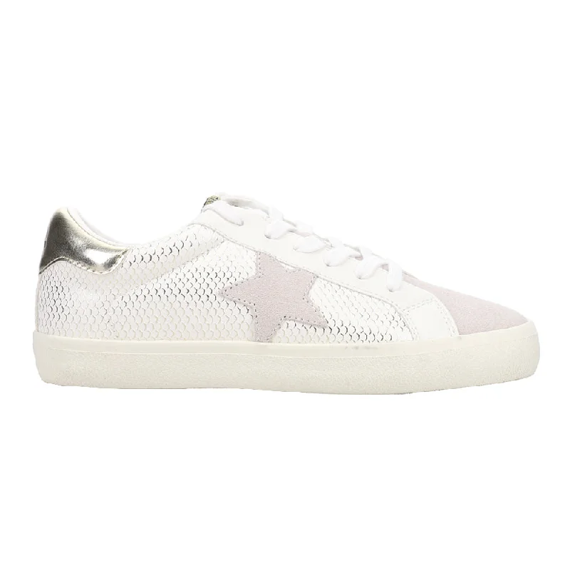 Kate Snake Metallic Lace Up Sneakers