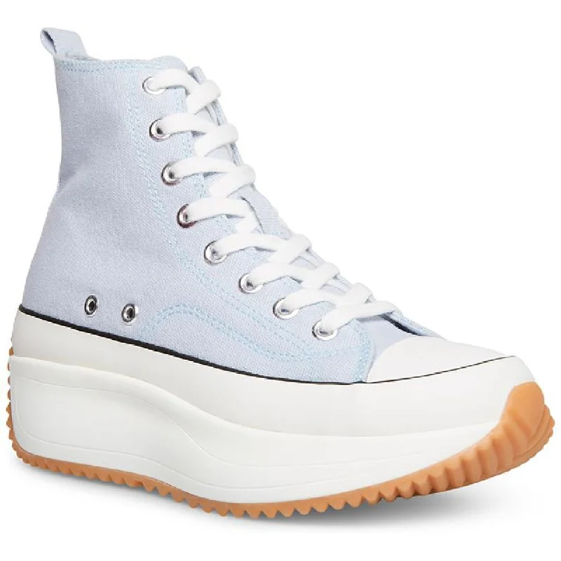 Madden Girl Womens Winnona Canvas High Top Fashion Sneakers