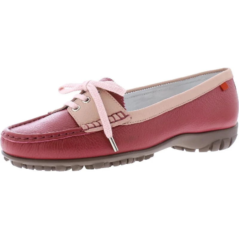 Marc Joseph Womens Liberty Golf Leather Soft Spike Golf Shoes