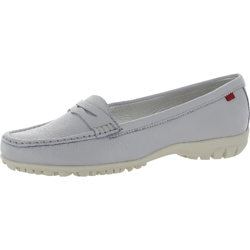 Marc Joseph Womens Union Leather Slip On Golf Shoes