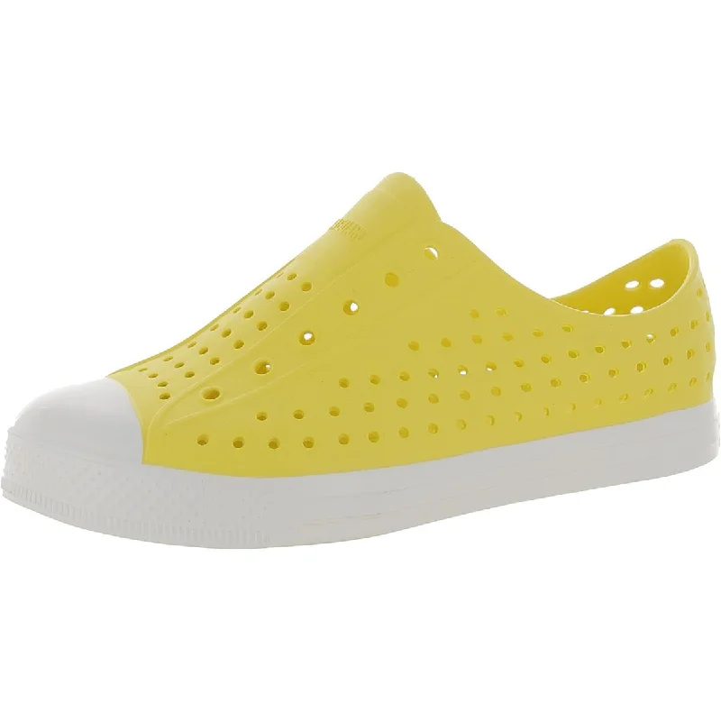 SAGUARO Womens Perforated Clog Slip-On Sneakers