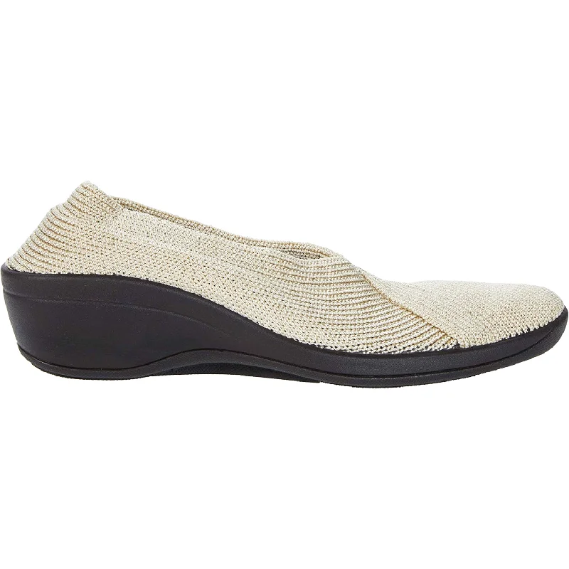 Women's Arcopedico Mailu Beige Knit Nylon