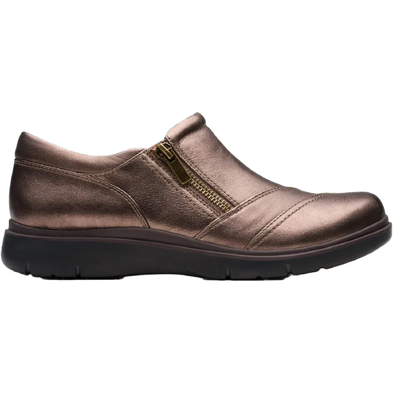 Women's Clarks Certina Pure Antique Bronze Leather