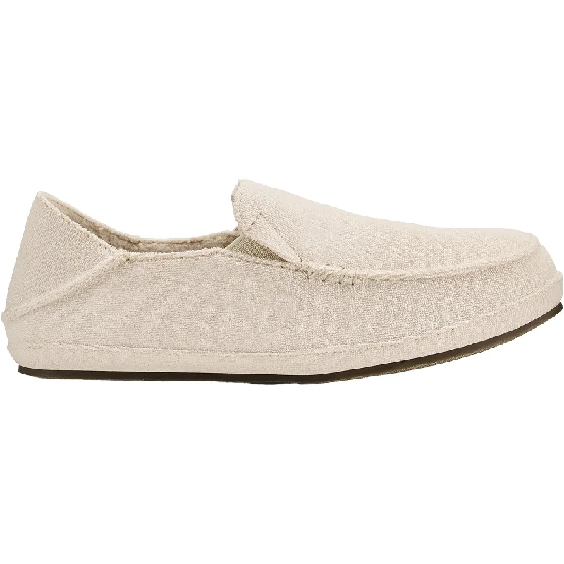 Women's Olukai Nohea Hulu Bone/Bone Synthetic