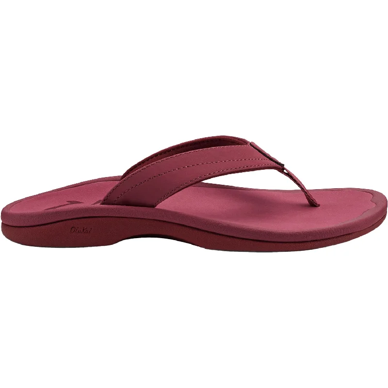 Women's OluKai Ohana Red Earth/Red Earth Synthetic