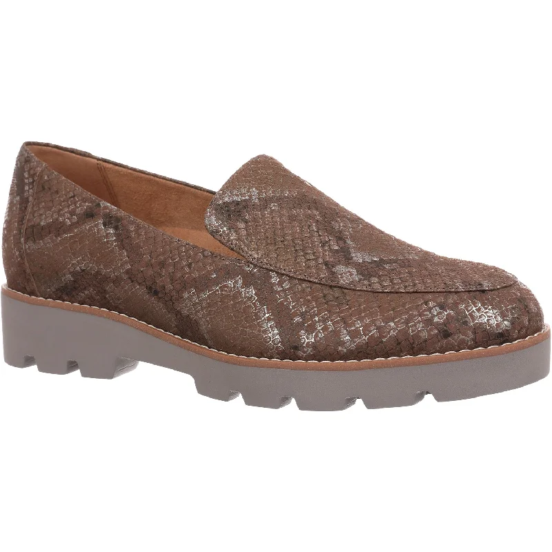 Women's Vionic Kensley Brown Metallic Snake Leather